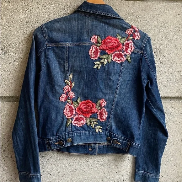 Starling Jackets Reworked Embroidered Denim Jacket - Picture 1 of 14
